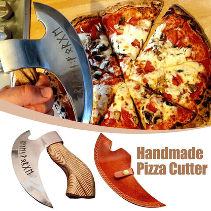 NordicSlice Handmade Pizza Cutting Axe