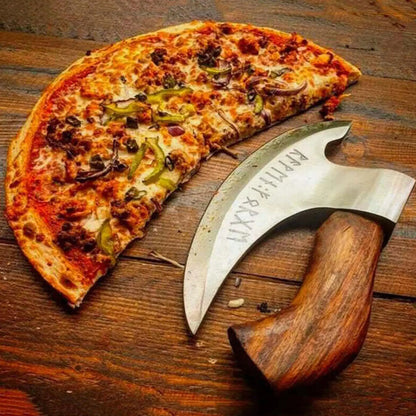 NordicSlice Handmade Pizza Cutting Axe