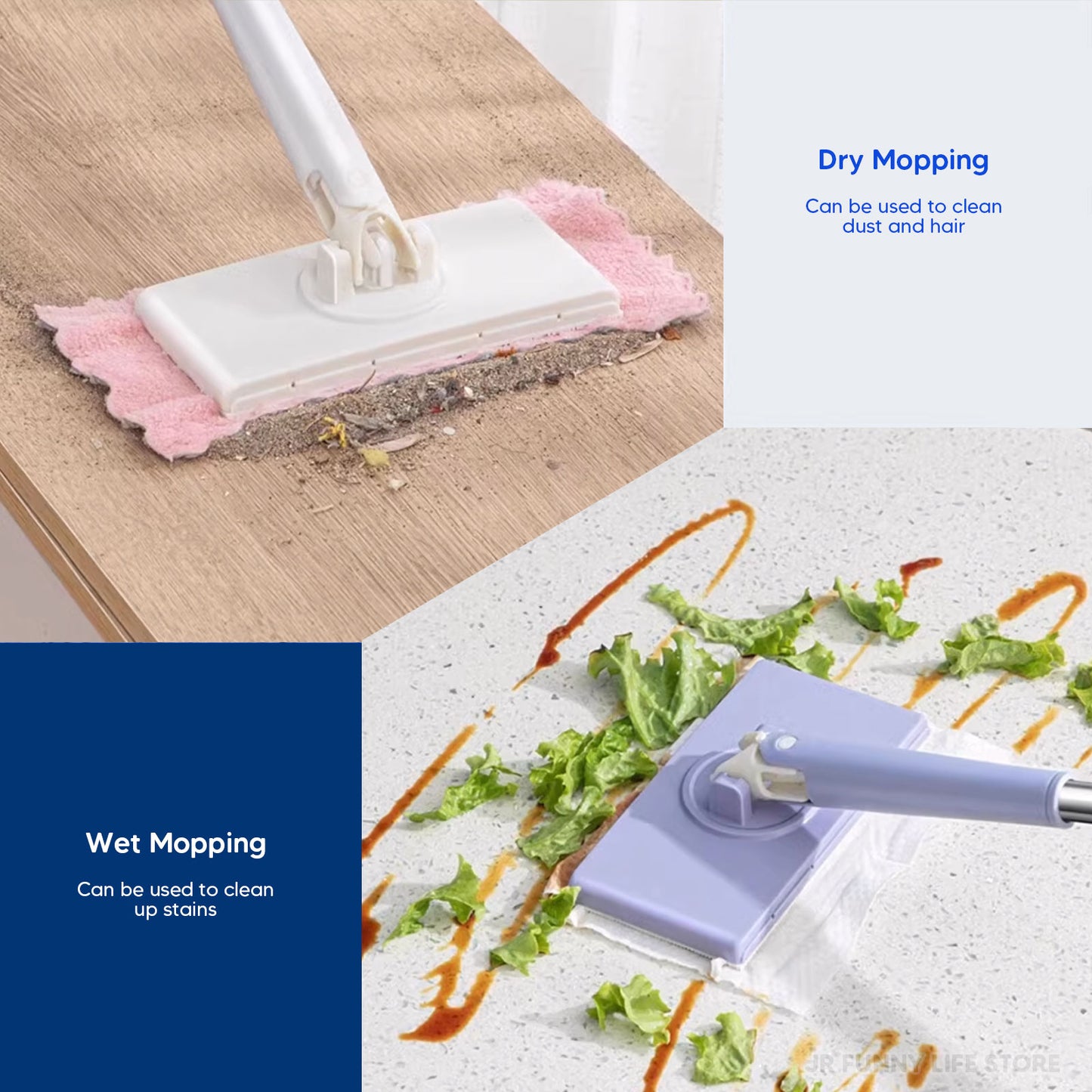 SpinEase 360° Hands-Free Cleaning Mop